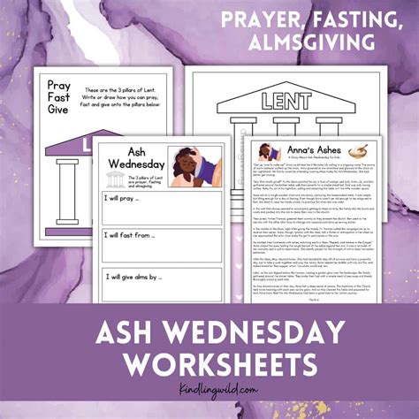 Free Educational Ash Wednesday Printables For Kids Ash Wednesday Worksheet - Ash Wednesday Worksheet