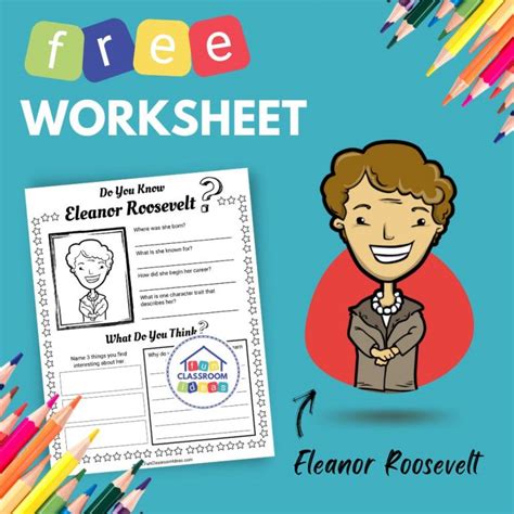 Free Eleanor Roosevelt Worksheet Level Up Your Worksheets Eleanor Roosevelt Coloring Page - Eleanor Roosevelt Coloring Page
