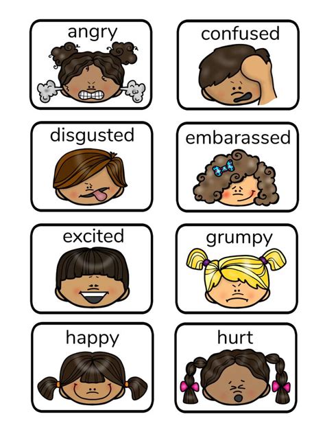 Free Emotions Poster And Sel Worksheets 1st Grade Emotions Worksheet - 1st Grade Emotions Worksheet