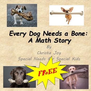 Free Every Dog Needs A Bone A Math Dog Bone Math - Dog Bone Math