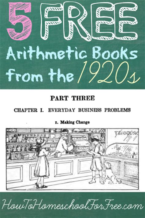 Free Everyday Arithmetic Books From The 1920s Vintage Math Books - Vintage Math Books