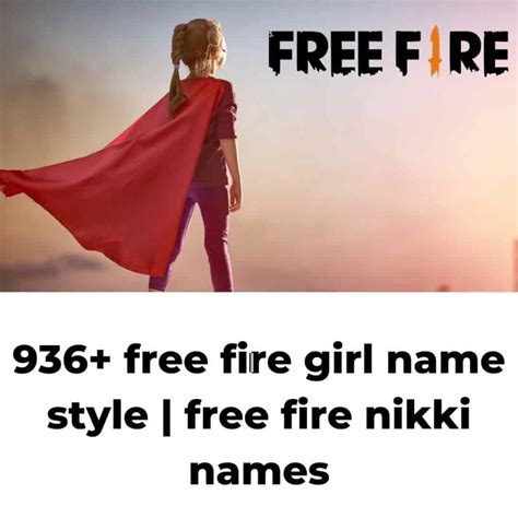 Free Fire Nikki Name Style
