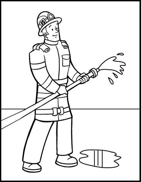 Free Fireman Coloring Pages Getcolorings Com Fireman Hat Coloring Page - Fireman Hat Coloring Page