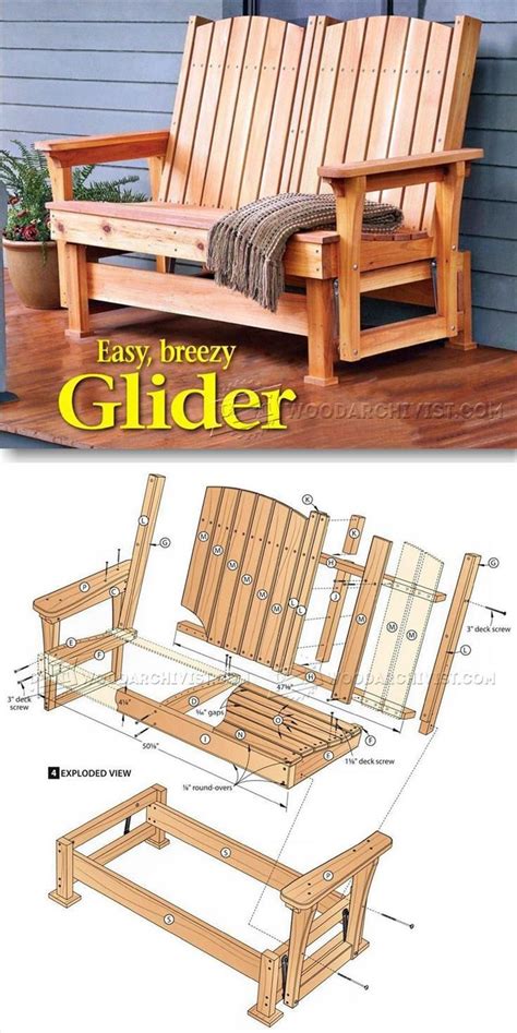Free Glider Bench Plans