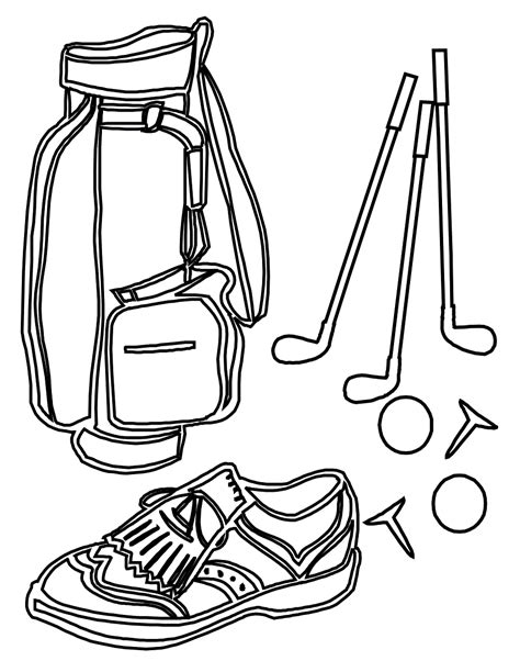 Free Golf Coloring Pages Pdf To Print Coloringfolder Golf Course Coloring Page - Golf Course Coloring Page