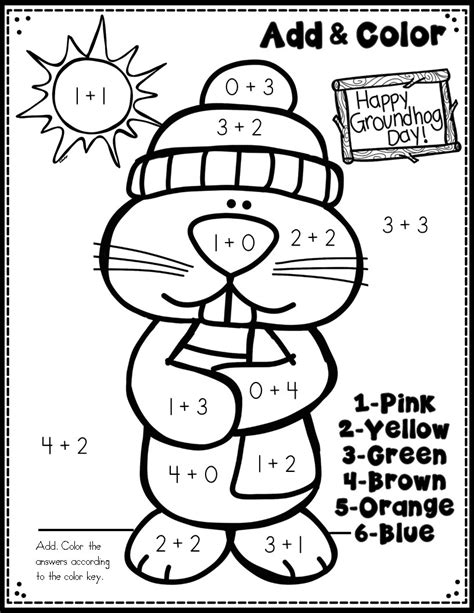 Free Groundhog Day Math Worksheet Made By Teachers Groundhog Math Worksheets - Groundhog Math Worksheets