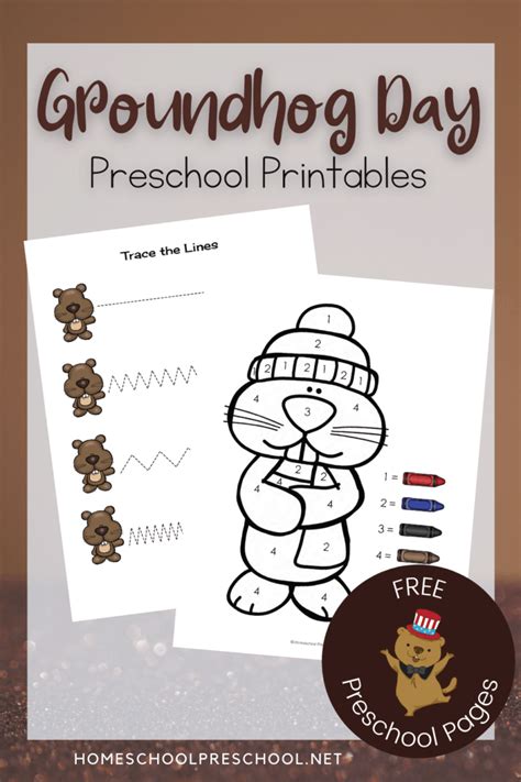 Free Groundhog Day Worksheets For Preschoolers Homeschool Preschool Worksheet Of Groundhog  Preschool - Worksheet Of Groundhog, Preschool