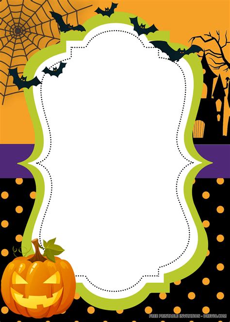 Free Halloween Templates Artzzle Halloween Writing Template - Halloween Writing Template