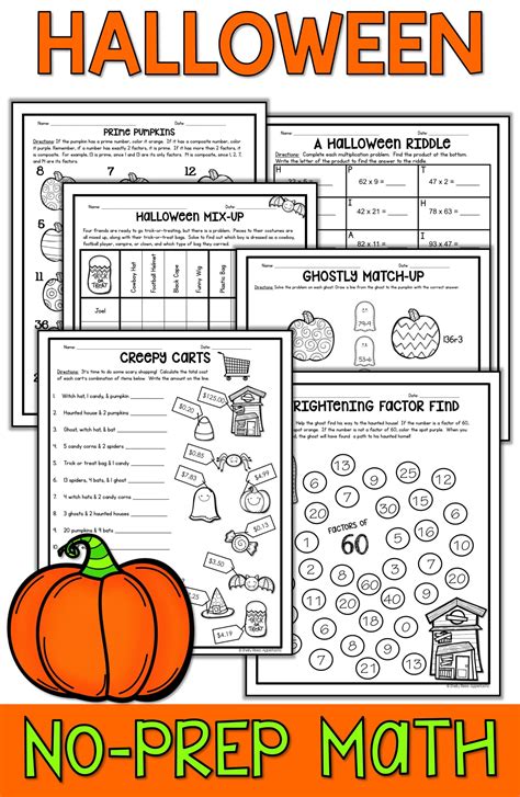 Free Halloween Worksheets 3rd Grade Teaching Resources Tpt Halloween Worksheets For 3rd Grade - Halloween Worksheets For 3rd Grade