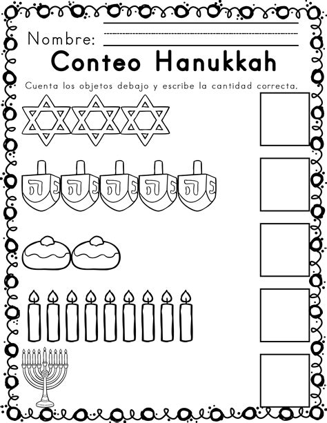 Free Hanukkah Worksheet 7 Page Activity Book Chanukah Math - Chanukah Math