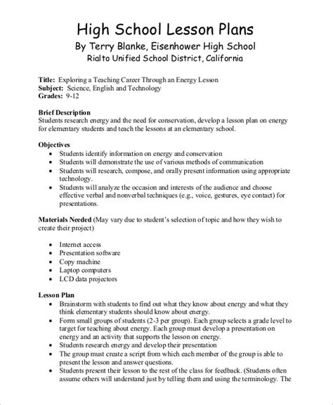 Free High School Lesson Plans Amp Resources Share High School Writing Lesson Plans - High School Writing Lesson Plans