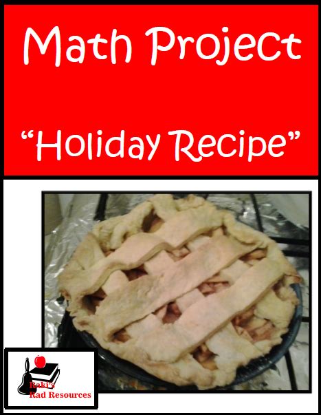 Free Holiday Recipes Math Project Classroom Freebies Recipe Math - Recipe Math