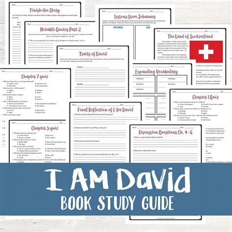 Free I Am David Worksheets And Literature Unit No David Worksheet - No David Worksheet