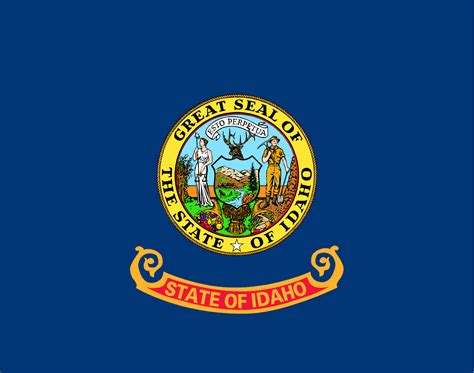 Free Idaho Flag Images Ai Eps Gif Jpg Idaho State Flag Coloring Page - Idaho State Flag Coloring Page