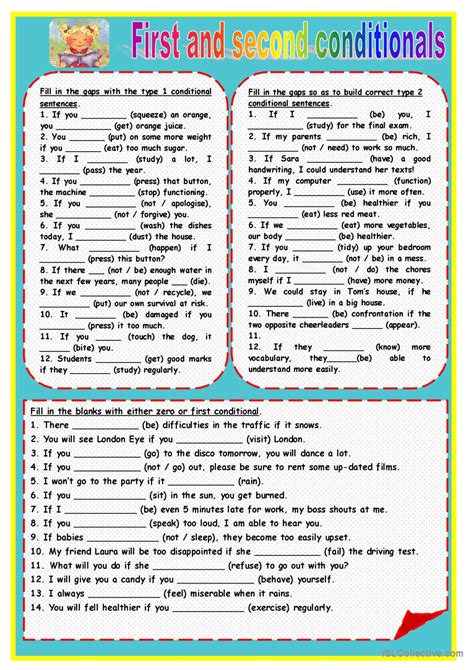 Free If Conditional Worksheets First Second And Third Conditional Sentences Worksheet - Conditional Sentences Worksheet
