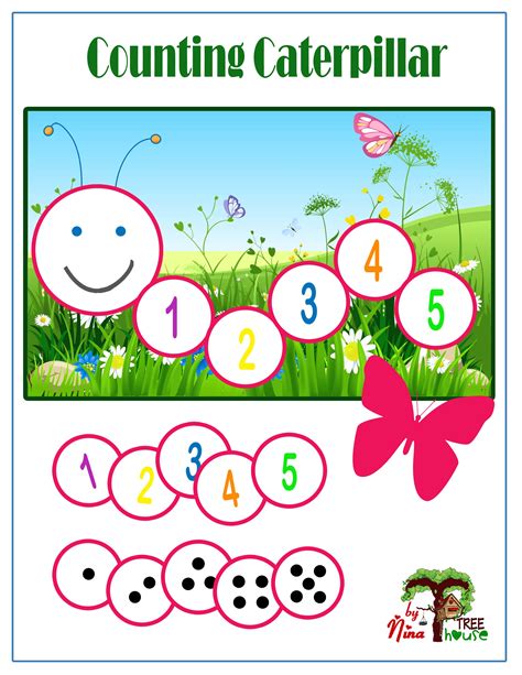 Free Interactive Caterpillar Making 10 Game Worksheet For Caterpillar Kindergarten Worksheet - Caterpillar Kindergarten Worksheet