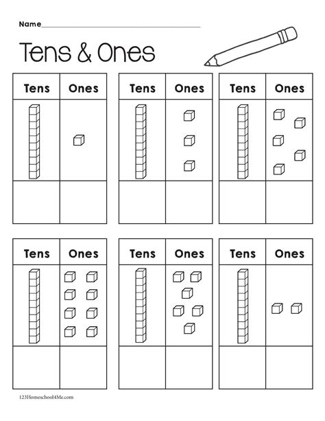 Free Interactive Tens And Ones Worksheet For Kindergarten Tens And Ones Worksheets For Kindergarten - Tens And Ones Worksheets For Kindergarten