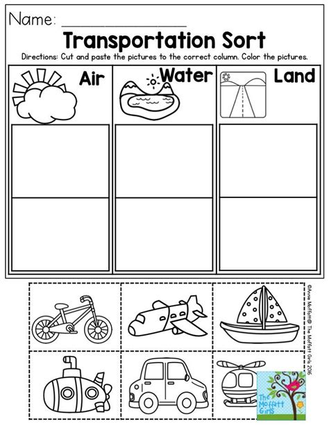 Free Interactive Transportation Worksheet For Kindergarten Transport Worksheets For Kindergarten - Transport Worksheets For Kindergarten
