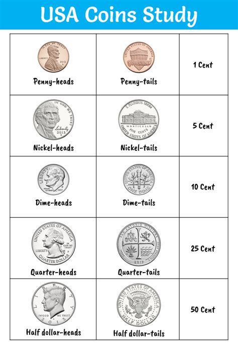 Free Introduction To U S Coins Worksheets The Parts Of A Coin Worksheet - Parts Of A Coin Worksheet