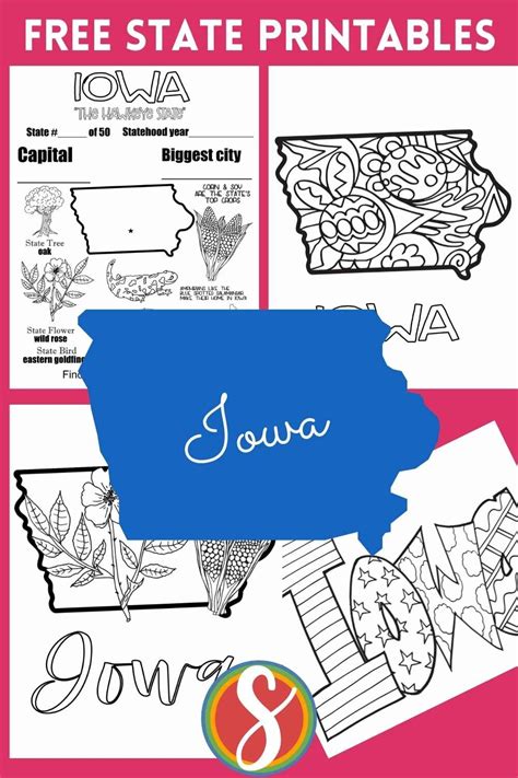 Free Iowa Coloring Pages Stevie Doodles Iowa Flag Coloring Page - Iowa Flag Coloring Page
