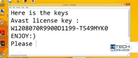 free keys Avast lite 