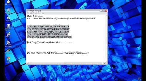 free keys windows XP web site