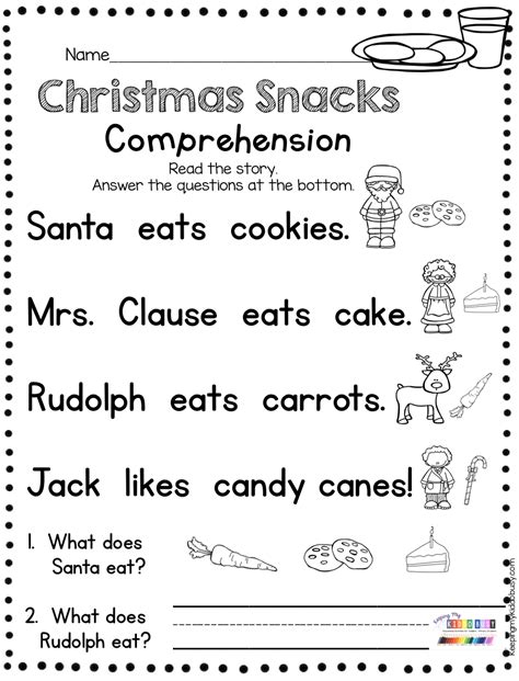 Free Kindergarten Christmas Reading Worksheets Kindergarten Christmas Worksheet - Kindergarten Christmas Worksheet