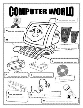 Free Kindergarten Computer Science Technology Worksheets Beginner Computer Worksheet For Kindergarten - Beginner Computer Worksheet For Kindergarten
