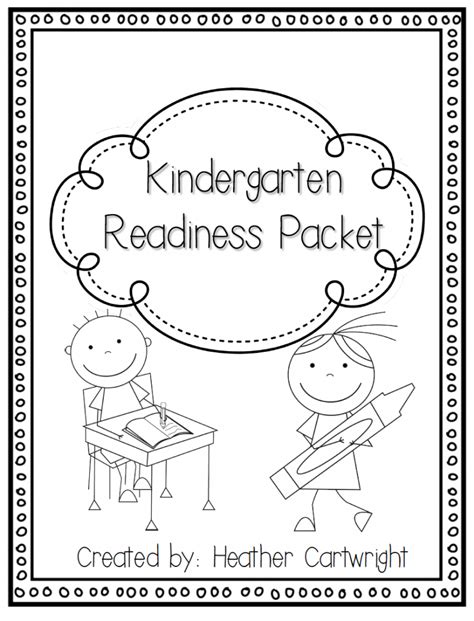 Free Kindergarten Readiness Packet Parks X27 Place Learning Getting Ready For Kindergarten Packet - Getting Ready For Kindergarten Packet
