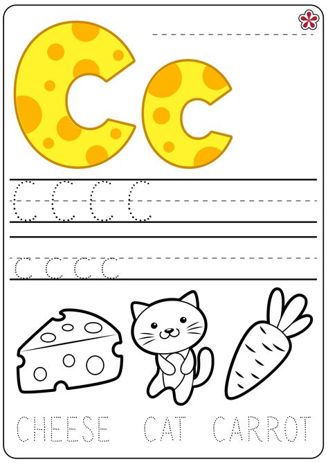 Free Letter C Worksheets Trace The Letter A Worksheet - Trace The Letter A Worksheet
