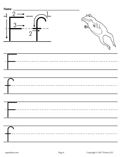 Free Letter F Writing Practice Worksheet Kindergarten Worksheets Letter F Worksheet For Kindergarten - Letter F Worksheet For Kindergarten