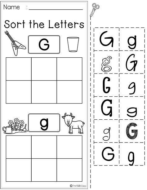 Free Letter G Worksheets For Kindergarten Active Little Letter G Worksheets For Kindergarten - Letter G Worksheets For Kindergarten