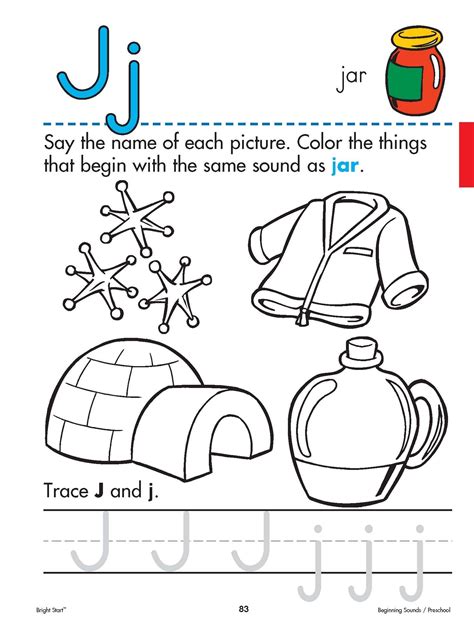 Free Letter J Worksheets For Preschool Amp Kindergarten Letter J Worksheet For Preschool - Letter J Worksheet For Preschool