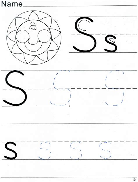 Free Letter S Tracing Worksheets Nature Inspired Learning Letter S Tracing Worksheet - Letter S Tracing Worksheet