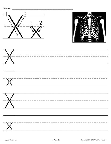 Free Letter X Writing Practice Worksheet Kindergarten Worksheets Letter X Kindergarten Worksheet - Letter-x Kindergarten Worksheet