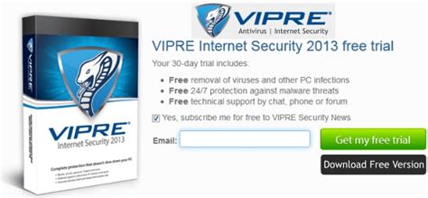 free license key VIPRE Business Antivirus opens