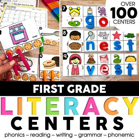 Free Literacy Centers Lucky Little Learners Literacy Centers For Second Grade - Literacy Centers For Second Grade