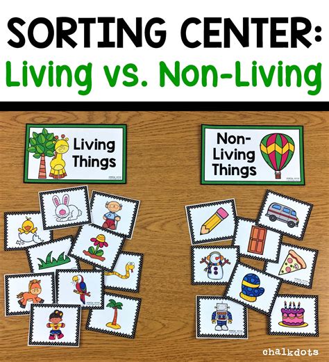 Free Living And Nonliving Cards And Worksheets Homeschool Living Or Nonliving Worksheet - Living Or Nonliving Worksheet