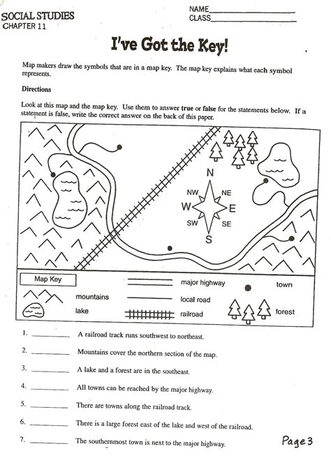 Free Map Skills Worksheets Second Grade Second Grade Maps Worksheet - Second Grade Maps Worksheet