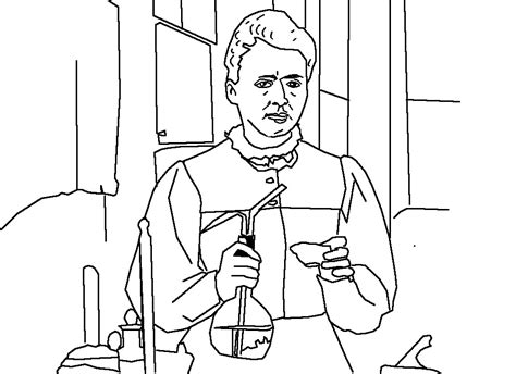 Free Marie Curie Colouring Sheet Colouring Twinkl Resources Marie Curie Coloring Page - Marie Curie Coloring Page