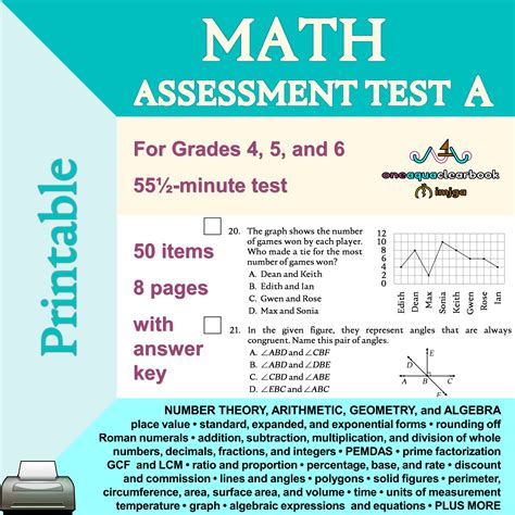 Free Math Assessment Test Archives Amp Second Grade Math Diagnostic Worksheet - Second Grade Math Diagnostic Worksheet