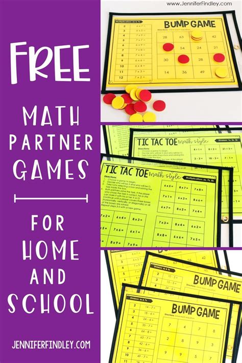 Free Math Partner Games For Multiplication And Division Multiplication To Division - Multiplication To Division