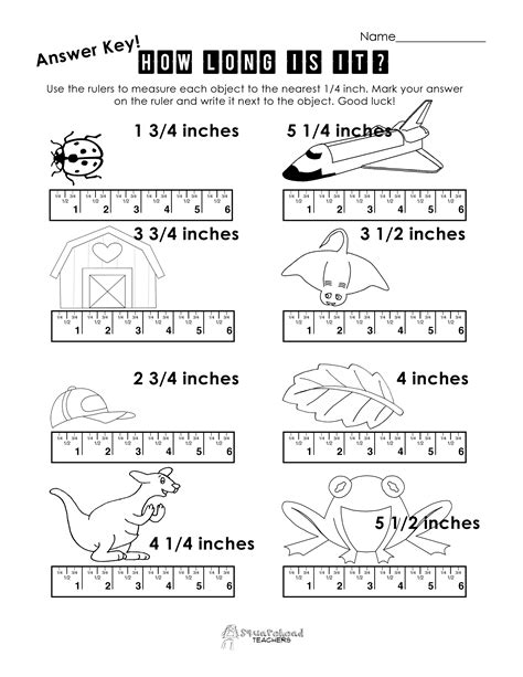 Free Measuring Inches Worksheets Measurement Inches Worksheet - Measurement Inches Worksheet