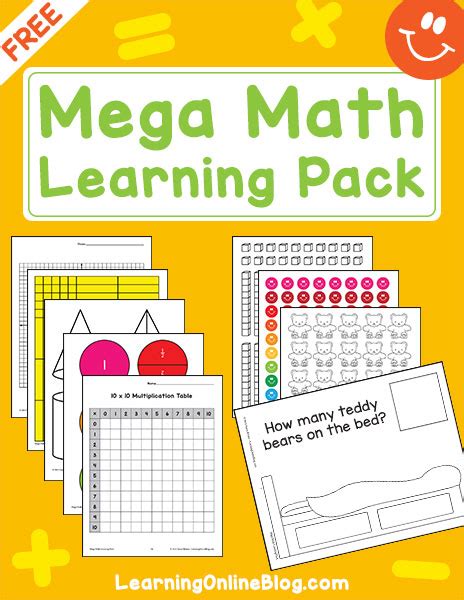 Free Mega Math Learning Pack Learning Online Blog Mega Math Fraction Action - Mega Math Fraction Action