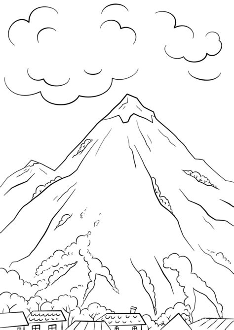 Free Mountain Coloring Pages For Kids And Adults Mountain Animals Coloring Pages - Mountain Animals Coloring Pages