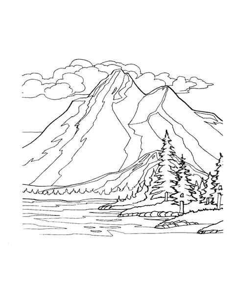 Free Mountain Coloring Pages Print And Download Pdfs Mountain Animal Coloring Pages - Mountain Animal Coloring Pages