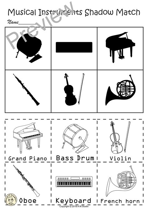 Free Musical Instruments Worksheets Printable Kindergarten Music Worksheets - Kindergarten Music Worksheets