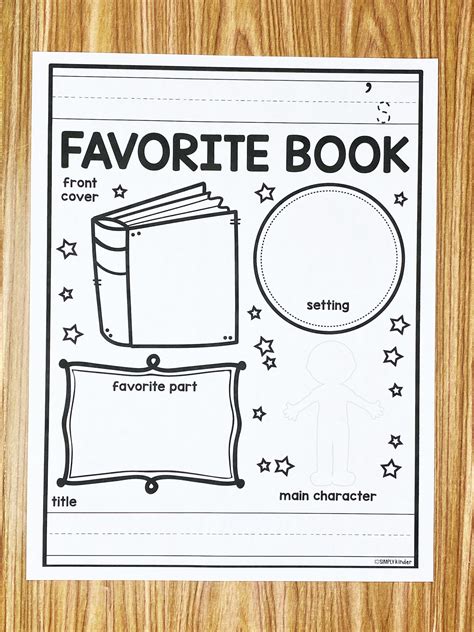 Free My Favorite Book Worksheet For Kids Homeschool My Favorite Book Worksheet - My Favorite Book Worksheet