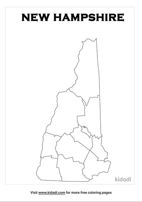 Free New Hampshire Coloring Page Kidadl New Hampshire Coloring Page - New Hampshire Coloring Page