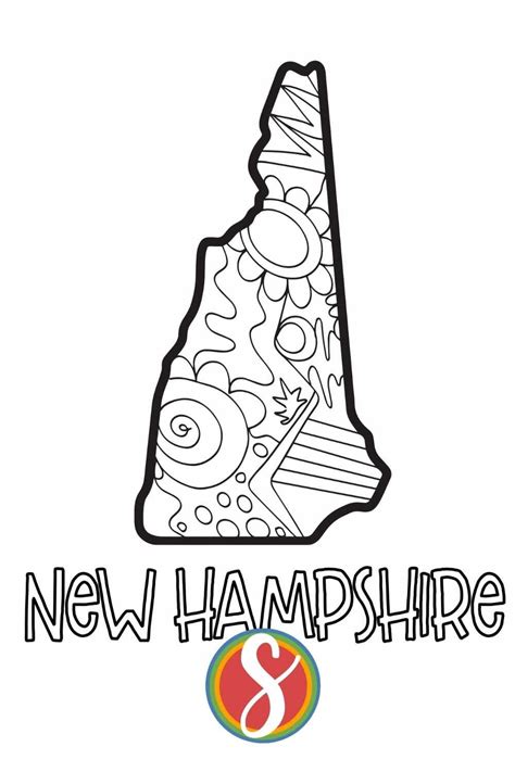 Free New Hampshire Coloring Pages Stevie Doodles New Hampshire Coloring Page - New Hampshire Coloring Page